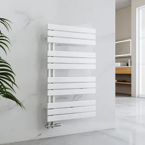 Wall -mounted towel rail White