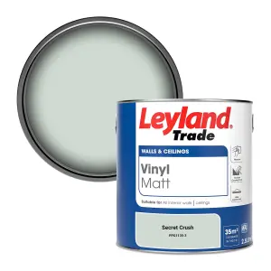 Leyland Trade Vinyl Matt Walls & Ceilings Emulsion Paint Secret Crush (PPG1135-3) 2.5L