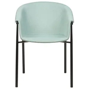 Set of 2 Dining Chairs AMES Mint Green