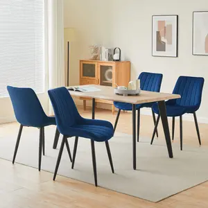 Lause Dining Chair (Set of 2) Blue