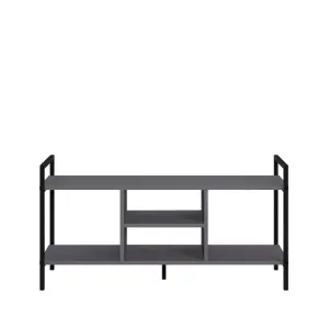 Func TV Stand Cabinet, Modern TV Unit with 4 Shelves, 120 x 35 x 60 cm TV Table for TVs up to 55", Anthracite