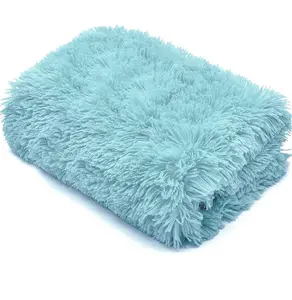 Cuddles Blanket/Throw Duck Egg Blue 150 x 200cm