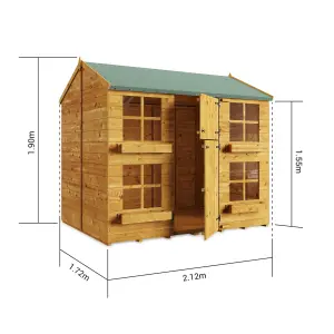 BillyOh Gingerbread Max Playhouse + Bunk - 7 x 5