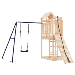 Berkfield Outdoor Playset Solid Wood Pine