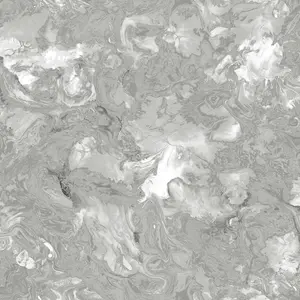 Liquid Marble Wallpaper Grey / Silver Debona 6355