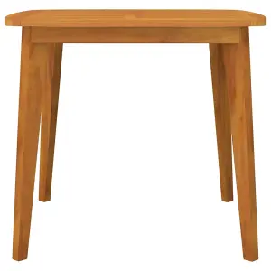 Berkfield Garden Table 85x85x75 cm Solid Wood Acacia