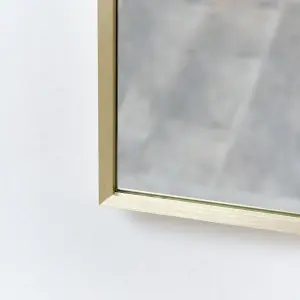 Melody Maison Gold Arched Wall Mirror 80cm x 60cm