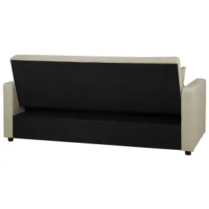 Beliani Modern Sofa Bed GLOMMA Beige