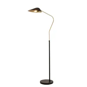 Lighting Collection Etienne Black & Gold Floor Lamp