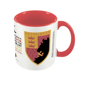 Harry Potter Gryffindor House Pride Inner Two Tone Mug Pink/White/Yellow (One Size)