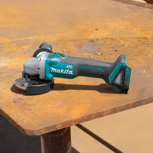 Makita DGA504Z 18v Cordless Brushless 125mm Angle Grinder Bare Tool + Flange Nut