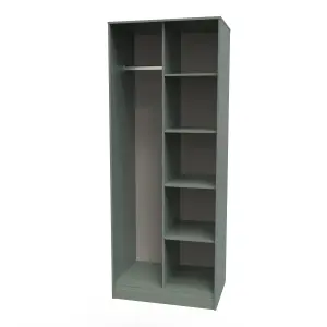 Toledo Open Wardrobe in Reed Green (Ready Assembled)