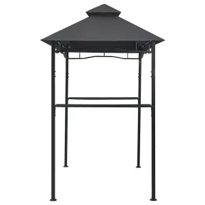 Berkfield BBQ Gazebo 240x150x255 cm Anthracite Steel