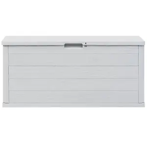 Berkfield Garden Storage Box 280 L Light Grey