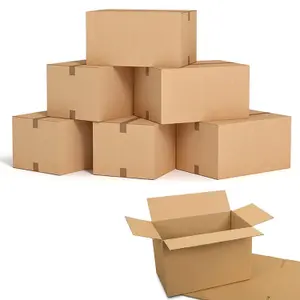 50 x 24x18x18" Strong Single Wall Cardboard Shipping Storage Packing Boxes