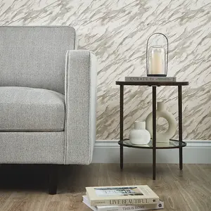 Modern Marble Wallpaper In Shades Of Cream