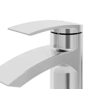 GoodHome Kariya Tall Chrome effect Basin Mixer Tap