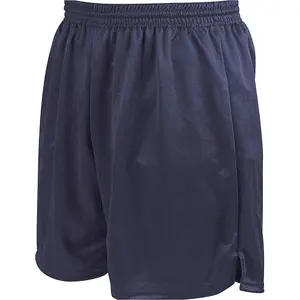 S - NAVY Junior Soft Touch Elasticated Training Shorts Bottoms - Football Gym