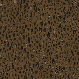 Galerie Natural FX 2 Bronze Leopard Spots Sheen Wallpaper Roll