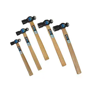 US PRO Tools 5pc Ball Pein Hammers Set 8 16 24 32 40oz Beech Wood Handles 4532