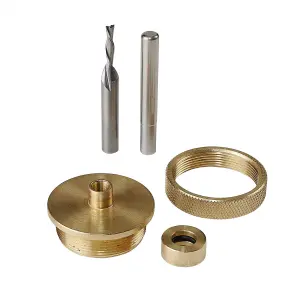 AUKTools Solid Brass Router Inlay Kit