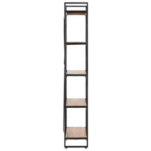 Berkfield 5-Tier Bookcase 60x30x180 cm Solid Acacia Wood