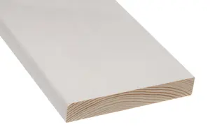 VITA Pine Softwood Skirting & Architrave 120mm x 19mm x 2400mm - Primed (5 PACK)