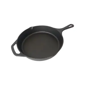 Buckingham Pre Seasoned Cast Iron Skillet 27 cm