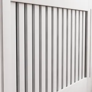 Vida Designs Chelsea Medium White MDF Radiator Cover