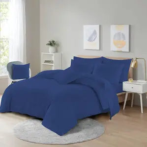 Easy Care Poly-cotton Plain Dyed Duvet Cover Set