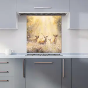 Ava Sterling: 00010 Premium Glass Kitchen Splashback W700mm x H650mm