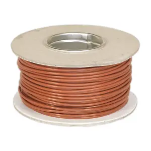 Sealey Automotive Cable Thin Wall Single 2mm² 28/0.30mm 50m Brown