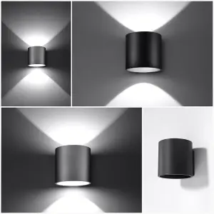 Orbis Aluminium Grey 1 Light Classic Wall Light