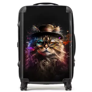 Siberian Cat Splashart Suitcase - Medium