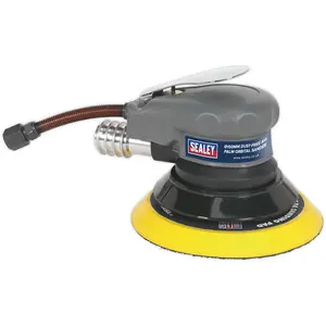 150mm AIR Palm Sander 5mm Orbital - 1/4" BSP - DUST FREE Hook & Loop Pad