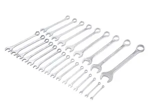 BlueSpot 25pc Metric Combination Spanner Wrench Set 6mm - 32mm With Case