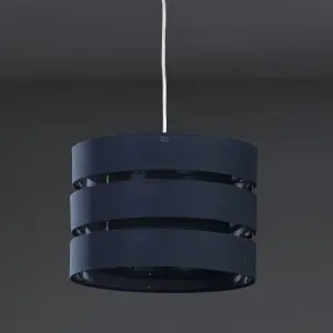 Trio Midnight blue Pendant Light shade (D)35cm