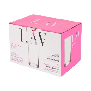 LAV - Liberty Highball Glasses - 295ml - Pack of 6