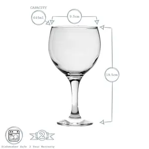 Rink Drink Spanish Gin Glasses - 645ml - Pack of 24