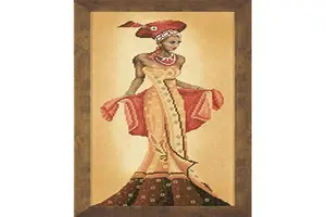 AFRICAN FASHION I - Counted Cross Stitch Kit: African Fashion I - Lanarte