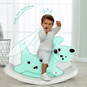 Costway Rocking Horse Infant Baby Ride On Toy for Toddler Ages 6 Mons Up