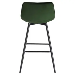 64 cm bar chair Heyman (Set of 2) Dark Green