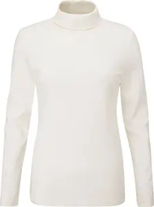 Cotton Traders Women's Wrinkle Free Long Sleeve Turtleneck In Cream - Size 24