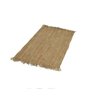 Lagos Gold Natural Reversible Medium Rug, (L)170cm x (W)120cm