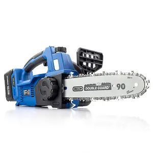 Hyundai HY2190 10'' 25cm Cordless Chainsaw Brushless 20V Li-Ion 4Ah Battery