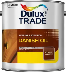 Dulux Trade Danish Oil - 2.5L - Nourishes & Protects all Types of Wood