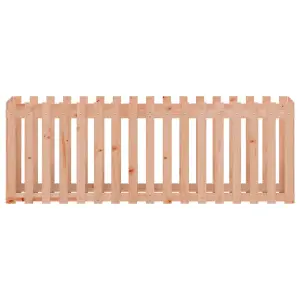 Berkfield Garden Raised Bed with Fence Design 200x50x70 cm Solid Wood Douglas