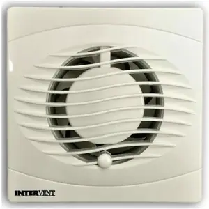 Intervent BVF100T Axial Extractor Fan 100mm / 4 Inch (Timer Model)