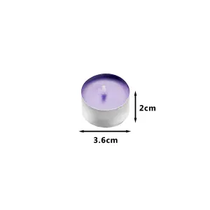 20pck Lavender Scented Tealight Candle Set