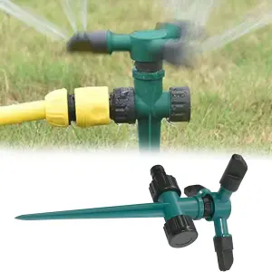 Armo 360 Degree Automatic Rotating Sprinker Pack Of 2 Garden Watering Irrigation Sprinkler